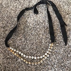 Loft tie back statement necklace